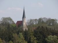 Gotische Kirche im Ortsteil Mauerberg aus dem Jahr 1484 